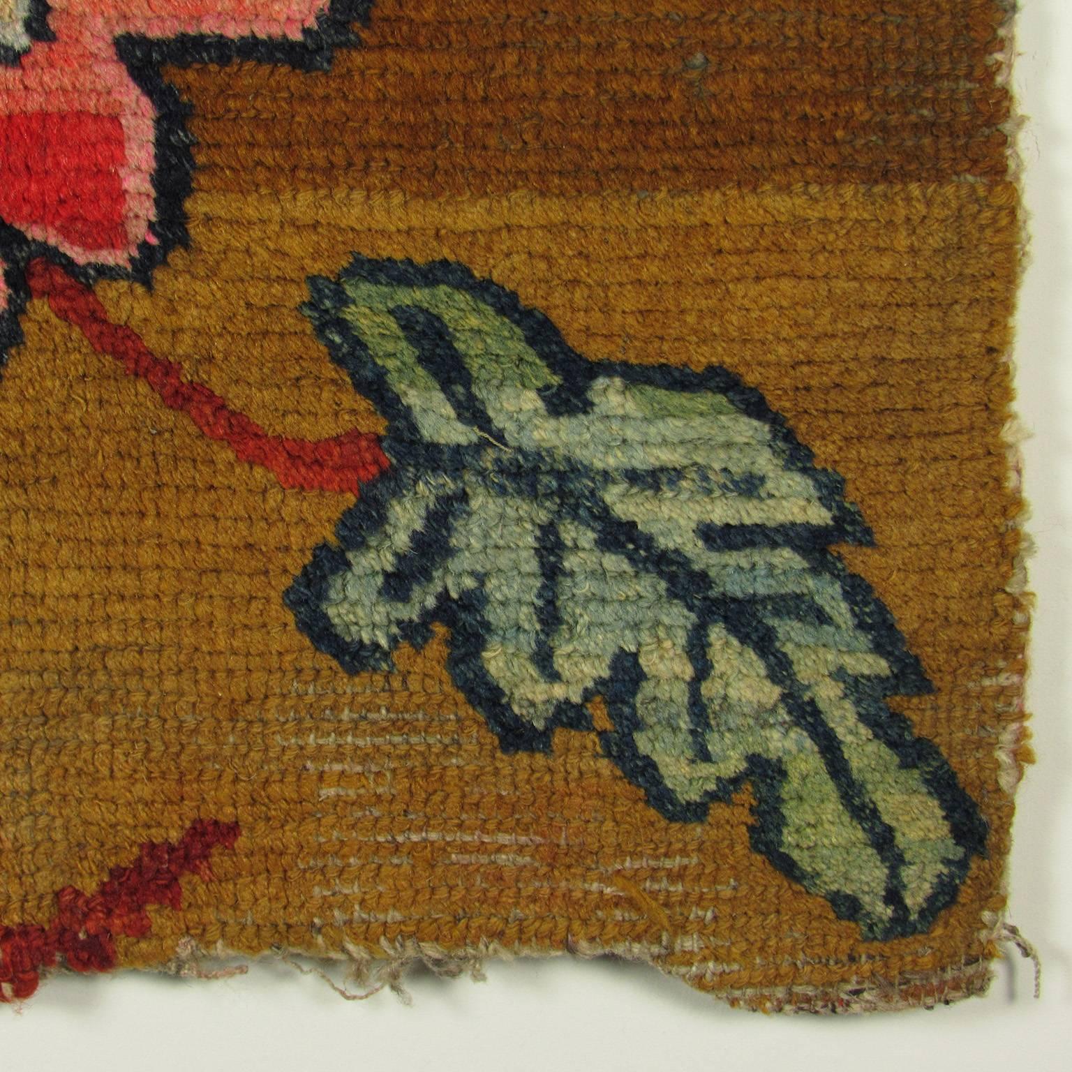 Late 19th-early 20th century antique Tibetan rug.
Measures: 32 x 21 in.