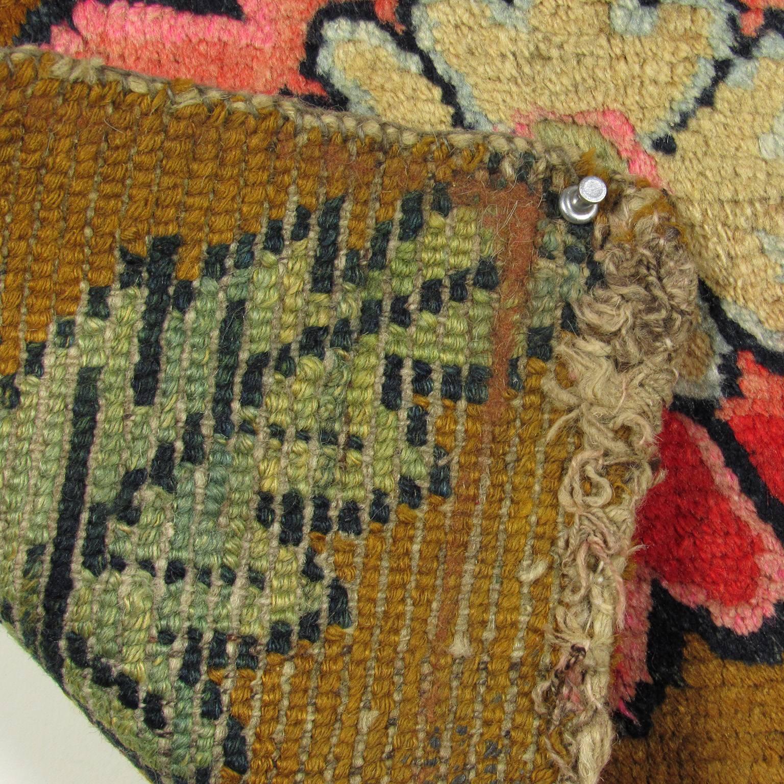 Wool Antique Tibetan Rug For Sale