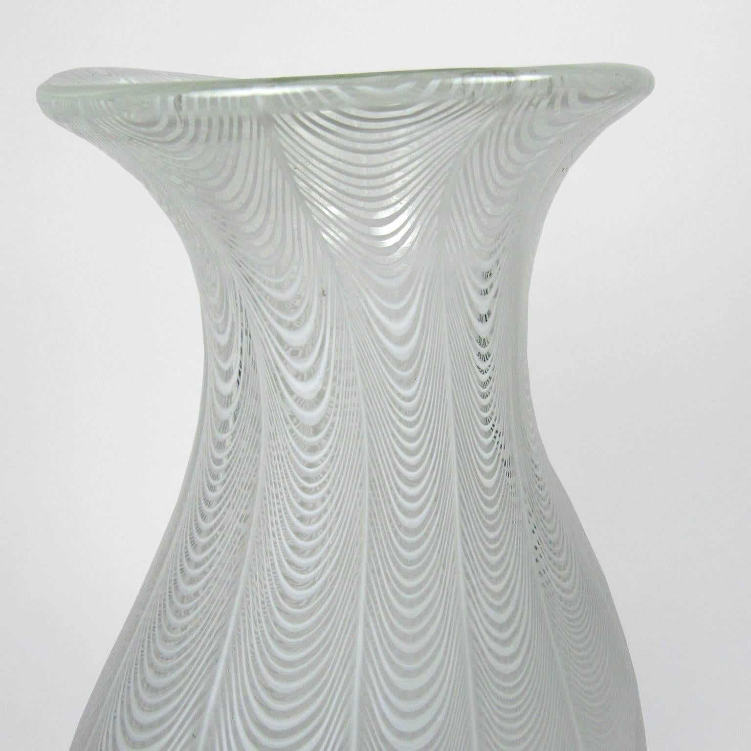 massive glass vase