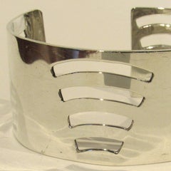 Mid-Century Modern Mexican Sterling Silver Cuff