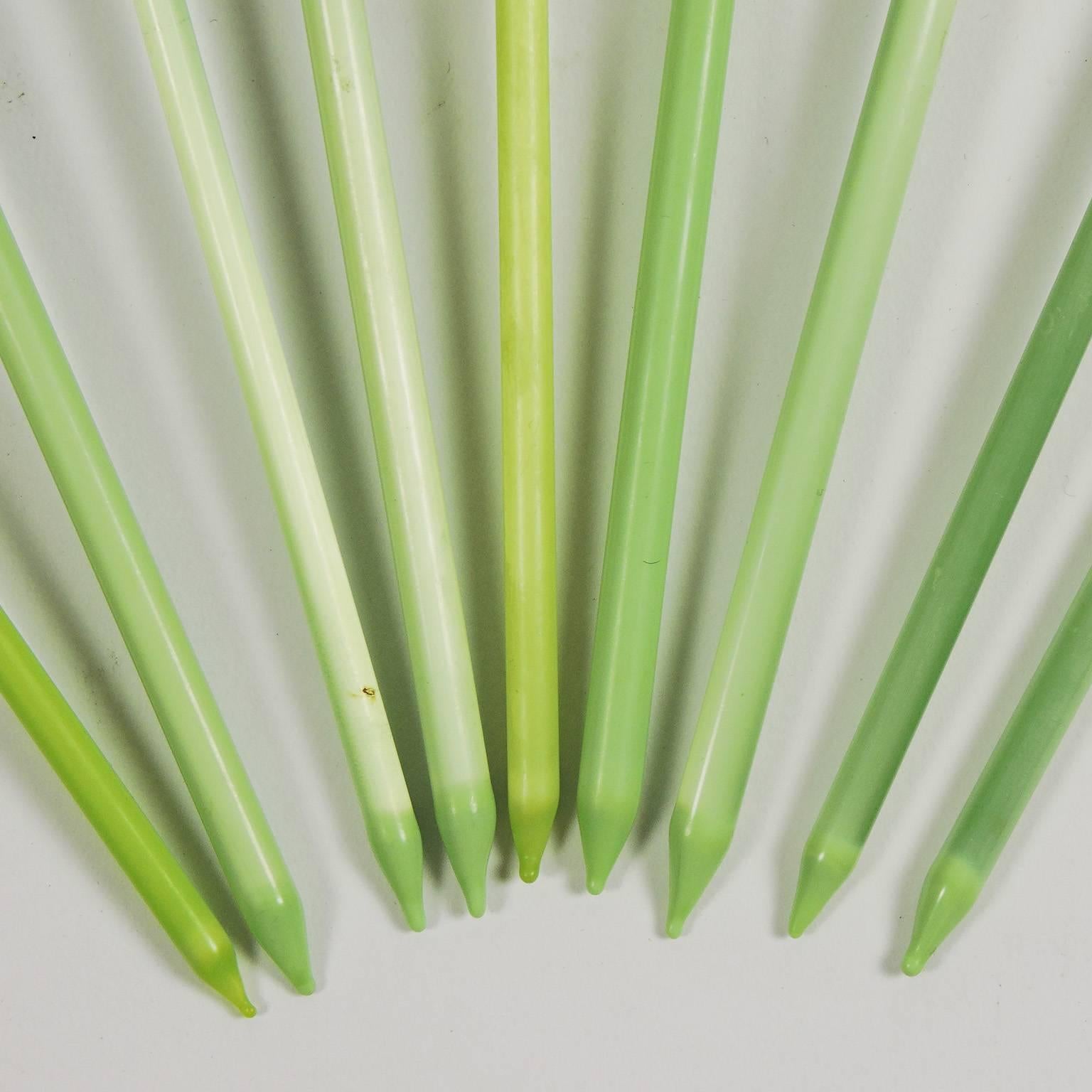 antique glass tulips