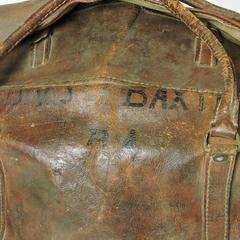 19th Century Grindlay & Co Bombay Leather Bank Bag