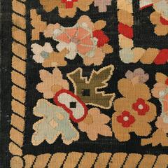 19th Century French Aubusson "Bizarre" Design Square Rug