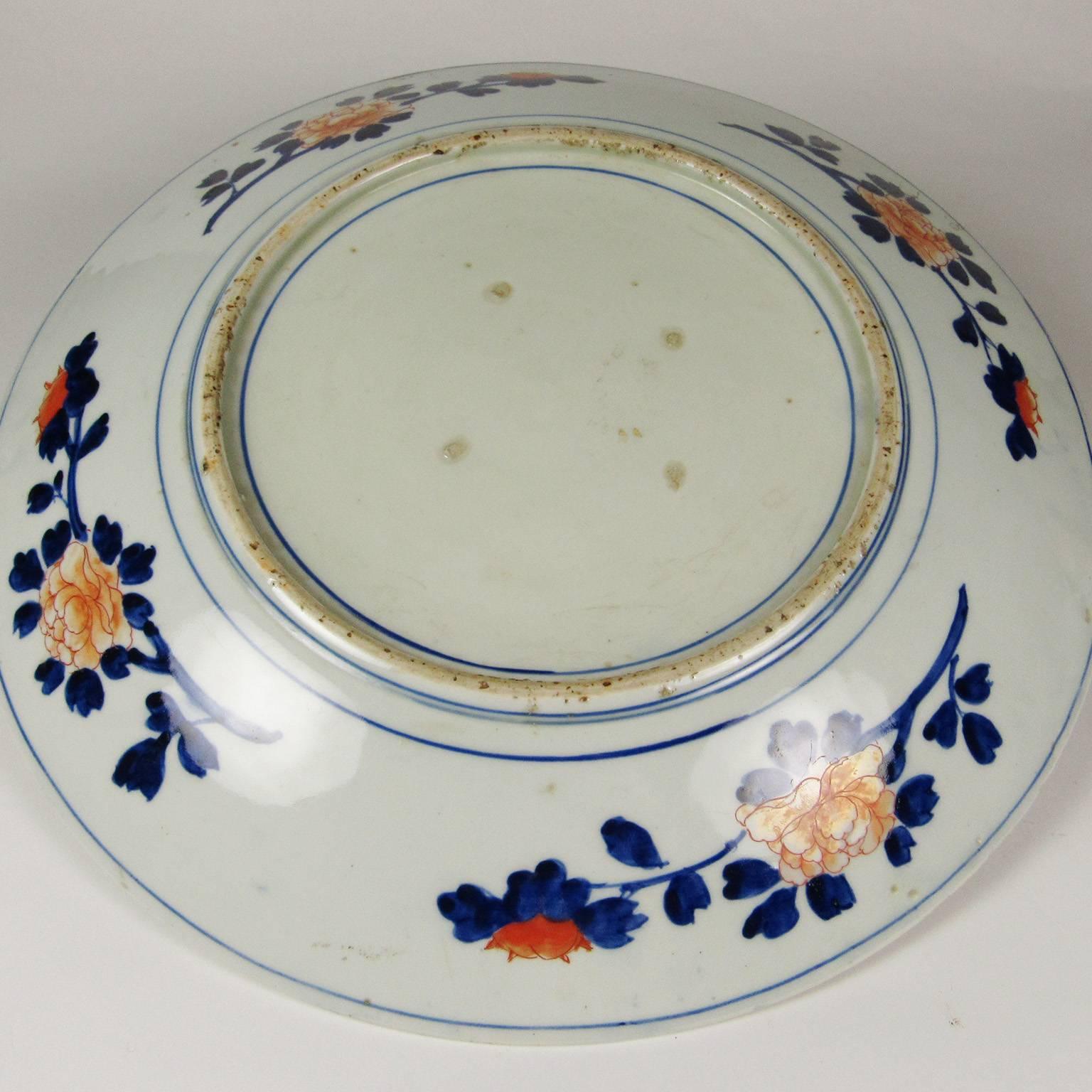 Porcelain 19th Century Japanese Imari Charger For Sale