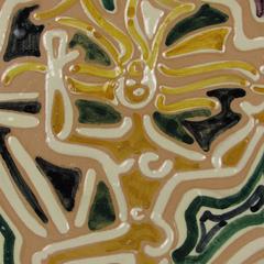 20th Century Shearwater Pottery Ceramic Plate by Patricia Anderson Findelsen