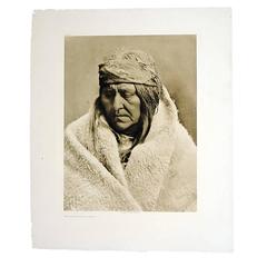 Edward S. Curtis "Two Bear Woman" Photogravure, circa 1911