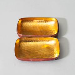 Gorham Arts & Crafts Hand-Hammered Silver, Enamel and Mixed Metal Snuff Box