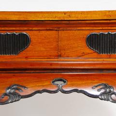 19th Century Japanese Carved Hardwood Altar Table