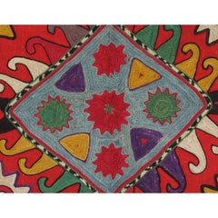 Antique 19th Century Central Asian Lakai Embroidery