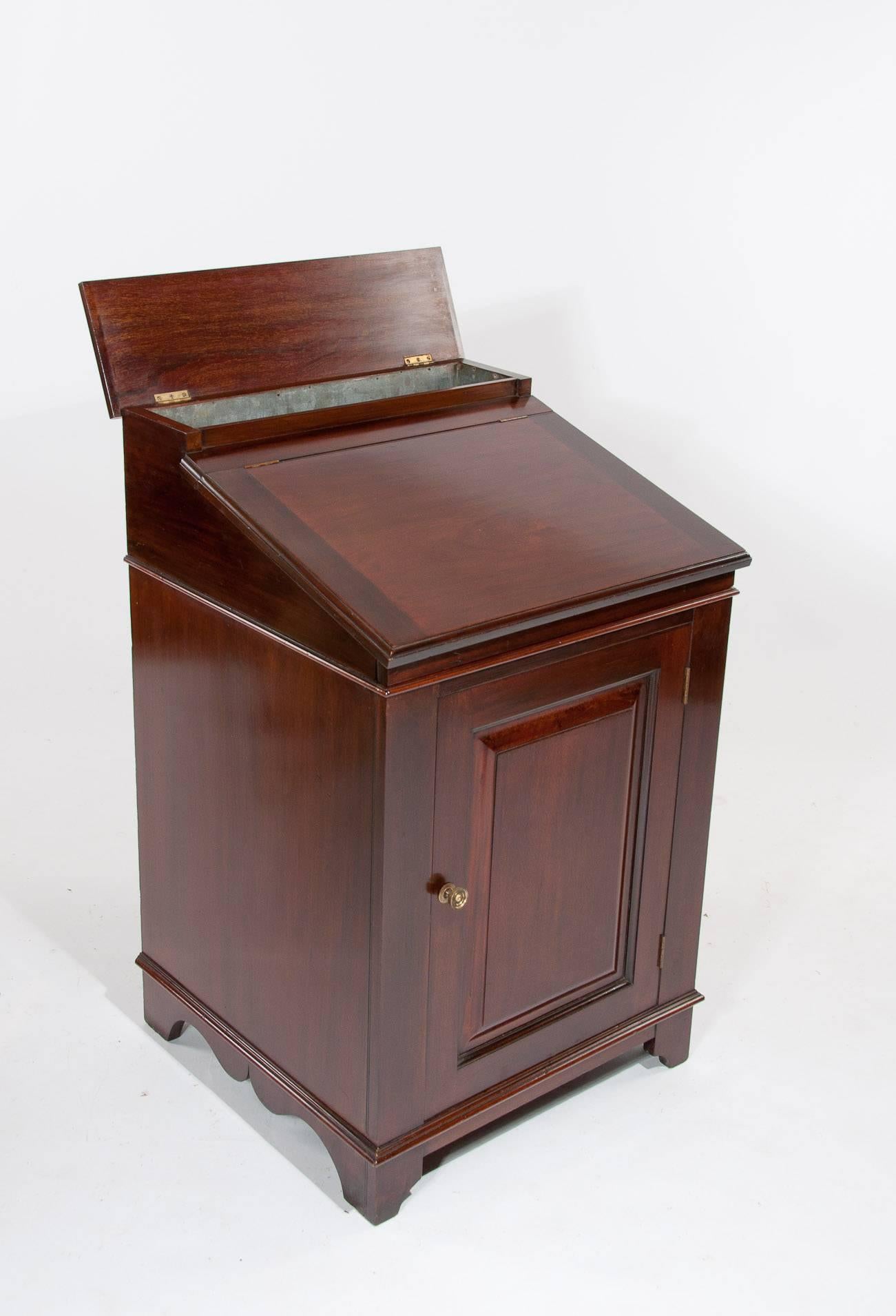 Georgian Antique Mahogany Davenport Writing Desk