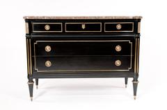 Extremely Fine Ebonised French Commode