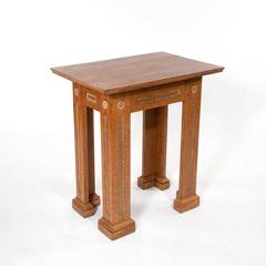 Unusual Antique Oak Architectural Table