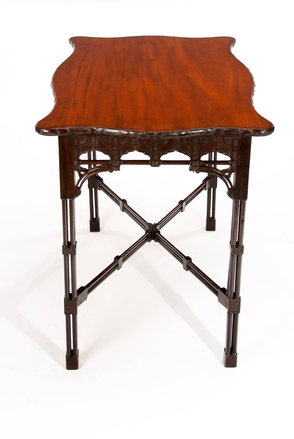 Quality Antique Mahogany Silver Table 3