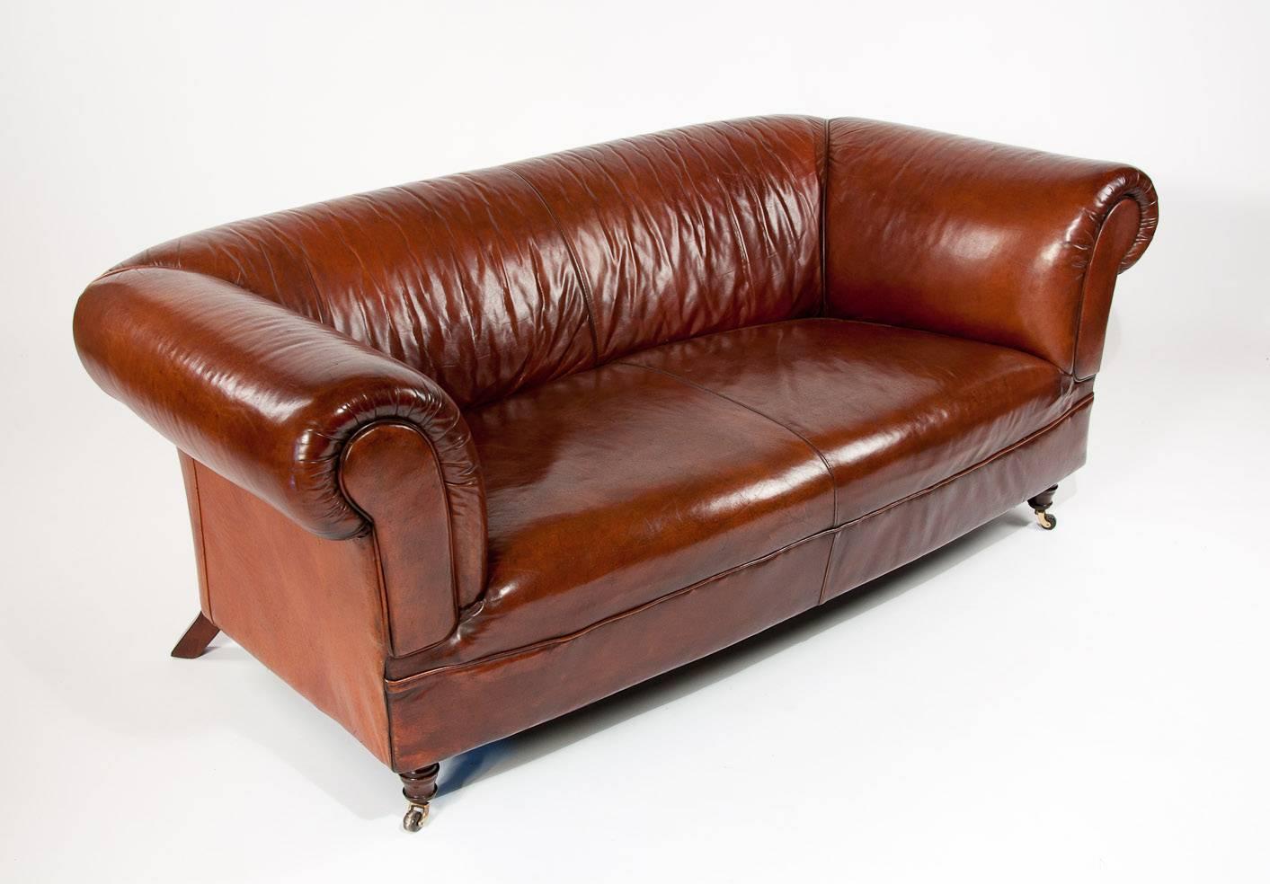Victorian Leather Upholstered Chesterfield Mid-20th Century