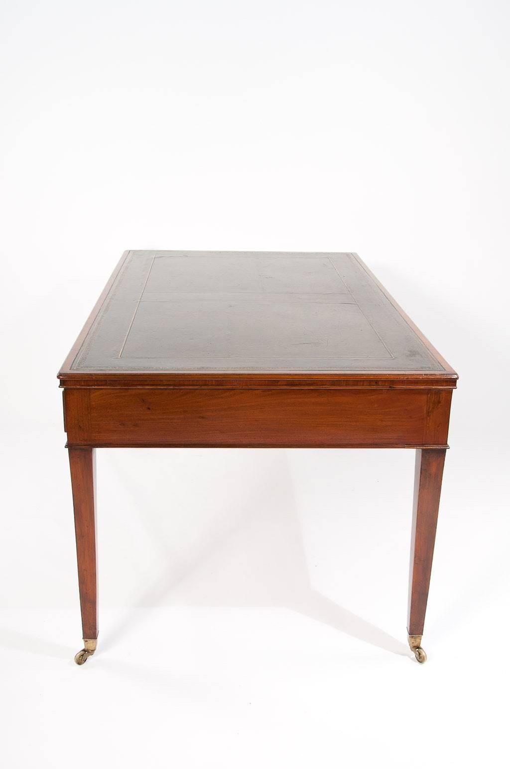 Rare Georgian Partners Writing Table with Adjustable Writing Slopes 2