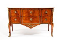 Fine Quality 19th Century Flame Mahogany Commode