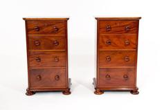Fine Pair of 19th Century Mahogany Chests
