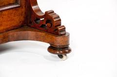 Wonderful Victorian Burr Walnut Davenport