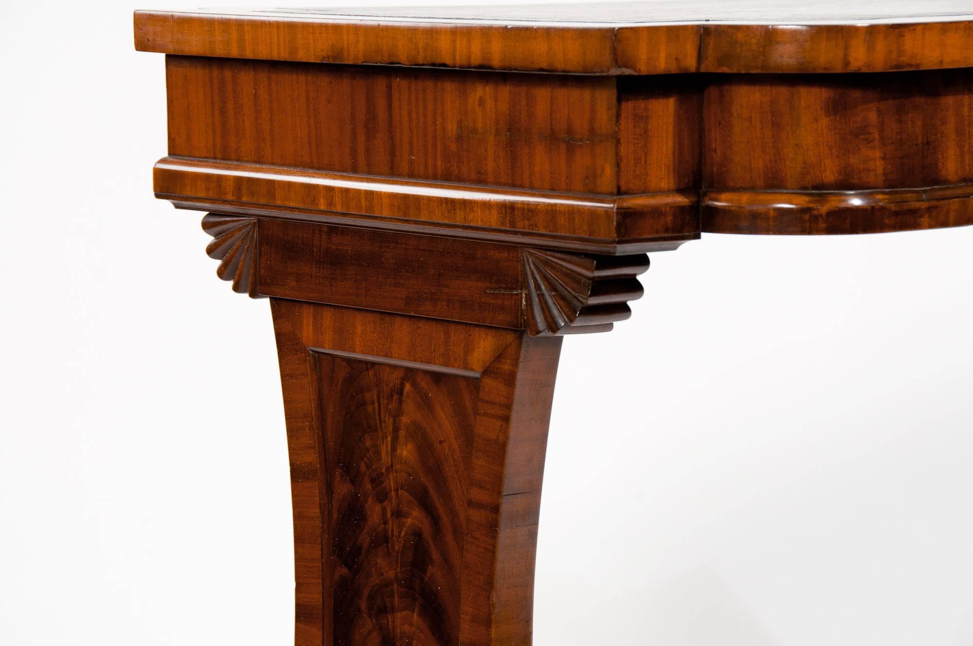 English Antique 19th Century Mahogany Stretcher Table
