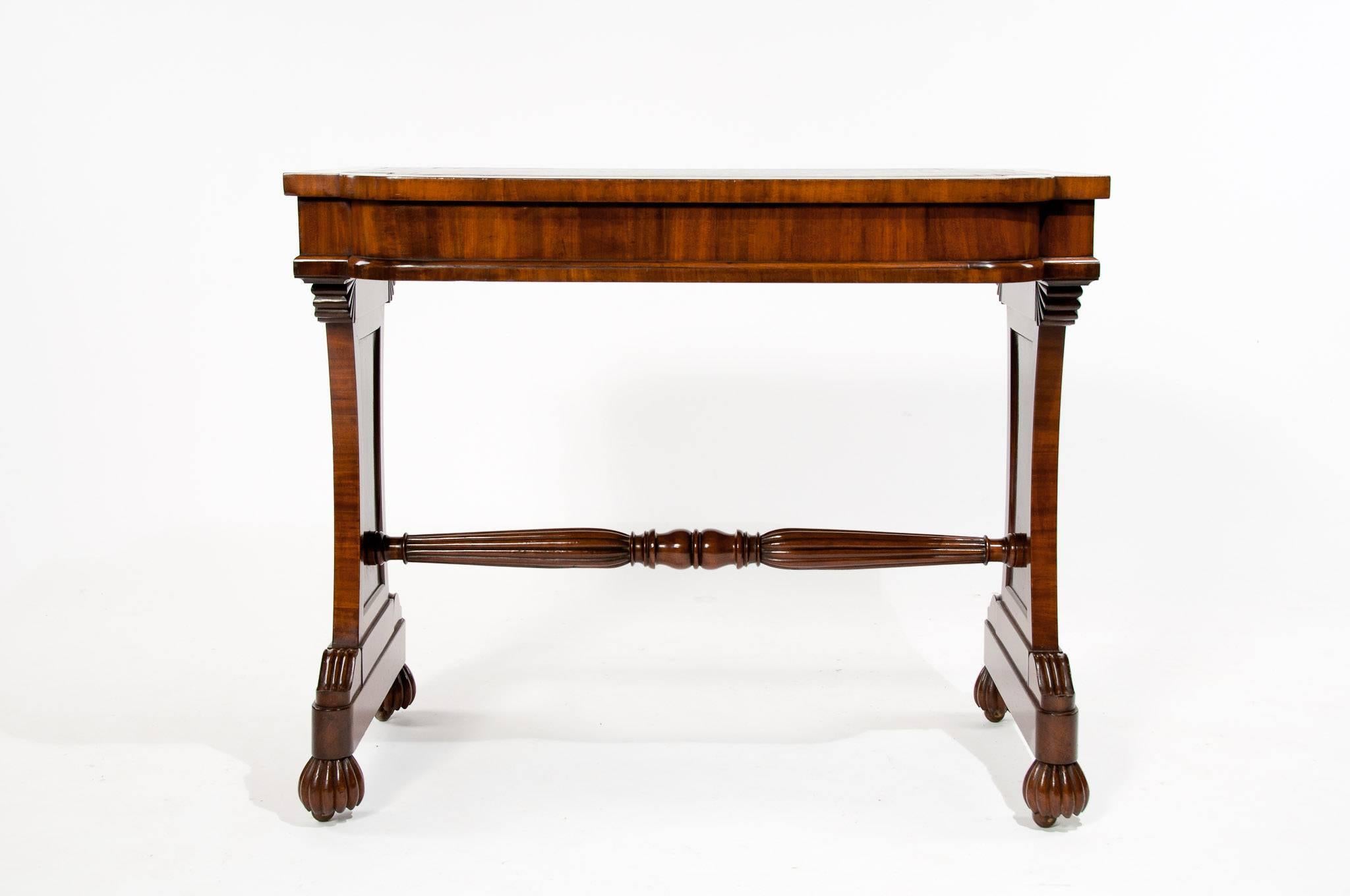 Antique 19th Century Mahogany Stretcher Table 2