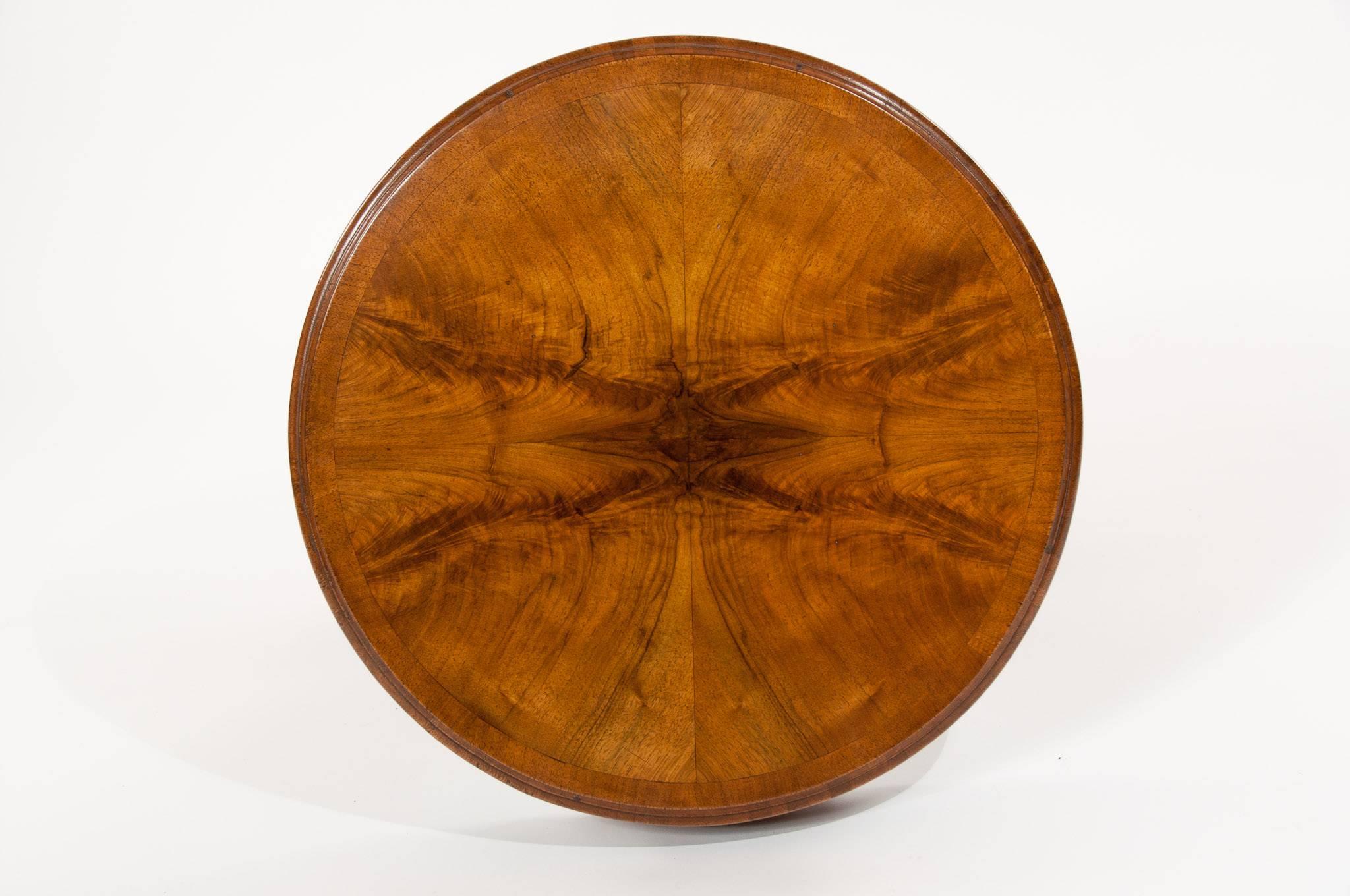 Quality Antique Revolving Walnut Drum Table 3