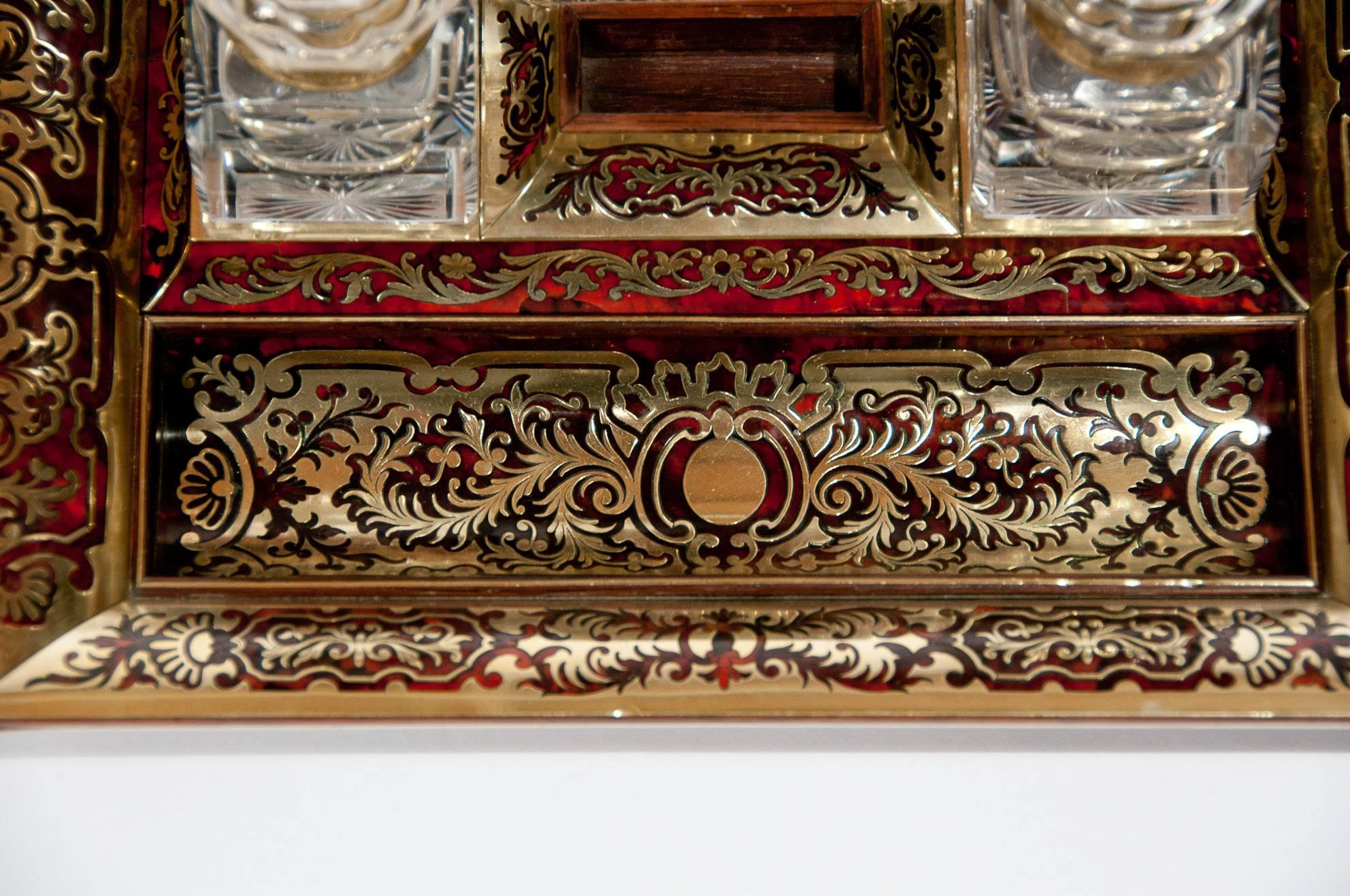 Exceptional Quality French Boulle Inkstand 2
