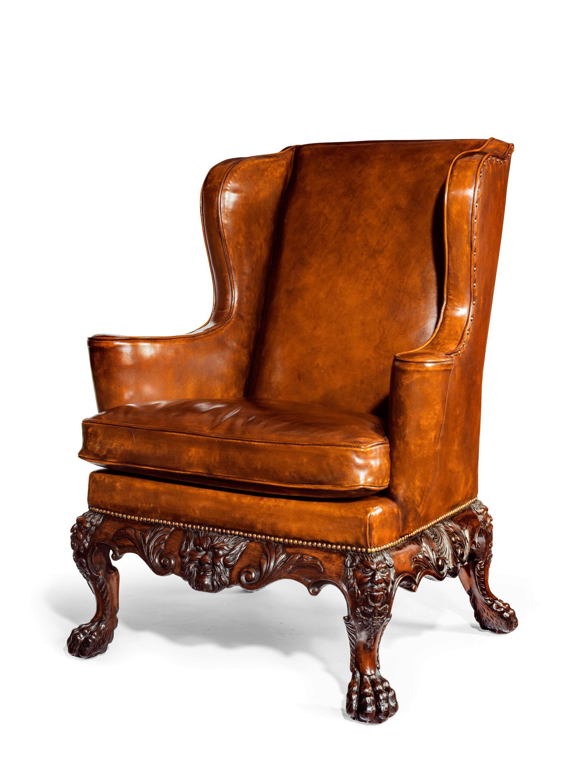victorian wing chair