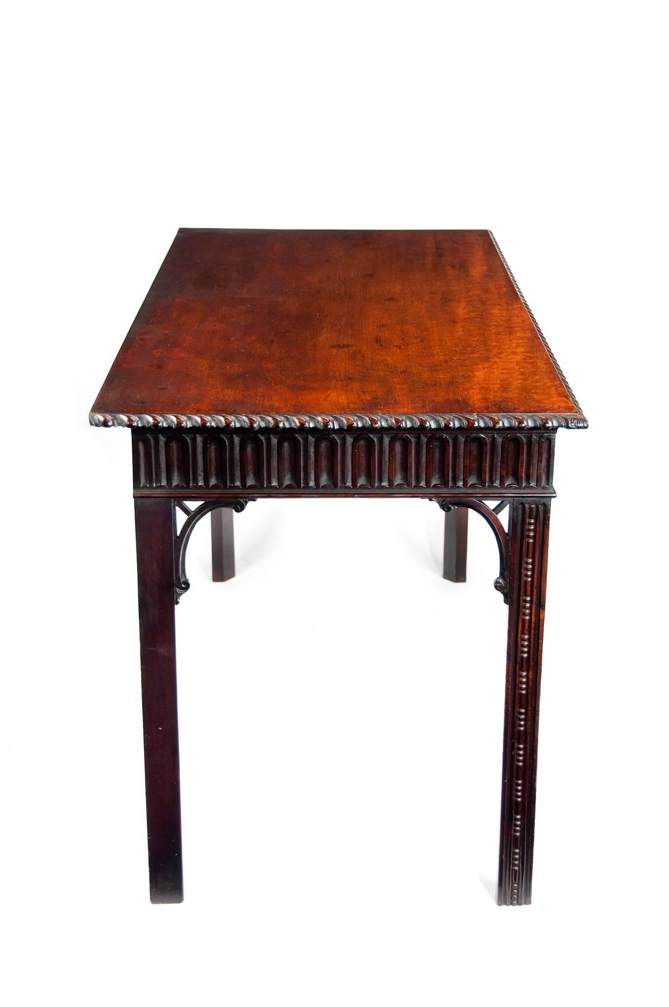 Early 19th Century Georgian Mahogany Console, Serving Table, W.Williamson & Son 6