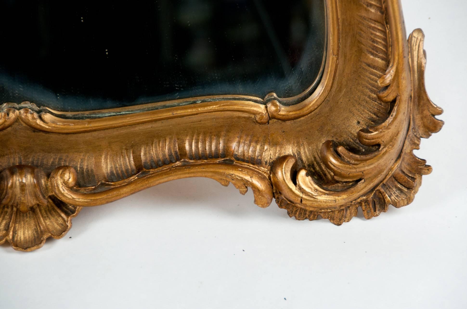 Carved Giltwood 19th Century Mirror 3