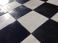 Provencal Flooring, Antique French Stone and Belgium Marble Tiles, 18th Century