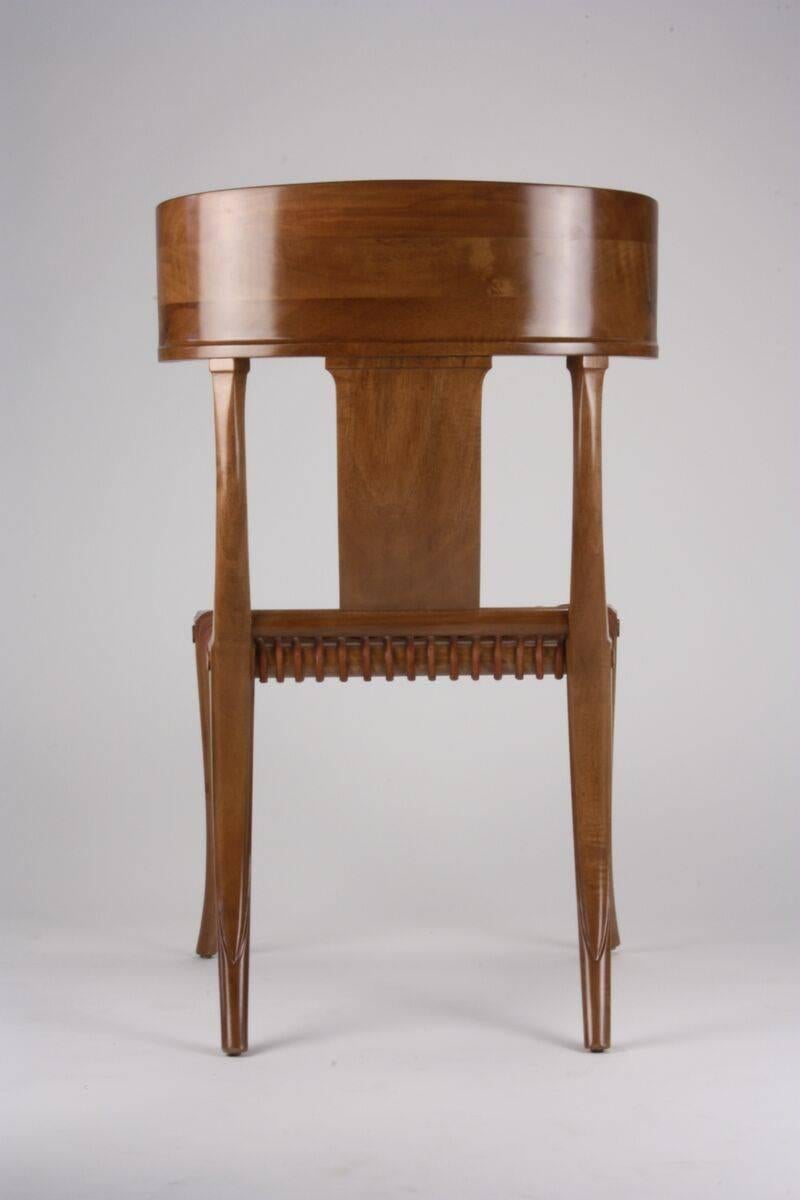 Classical Greek Robsjohn-Gibbings for Saridis of Athens Klismos Chair Model 3, New, Custom Order For Sale