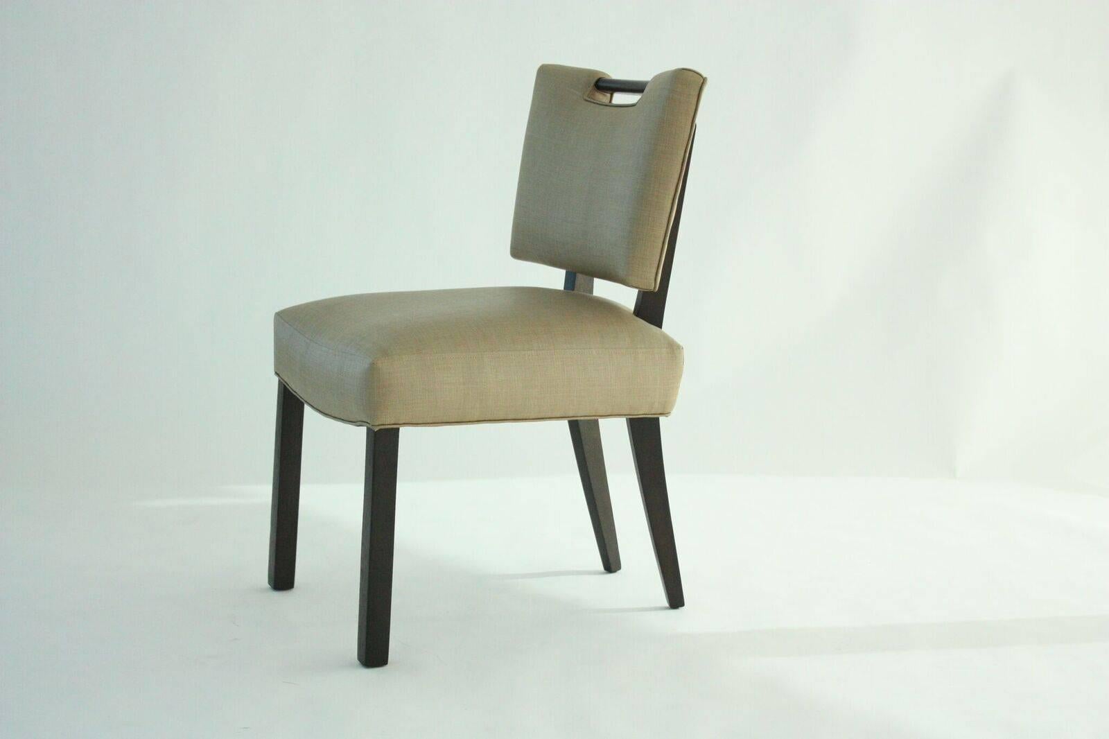 American Modern Paul Laszlo Dining Chairs, Set of Eight For Sale