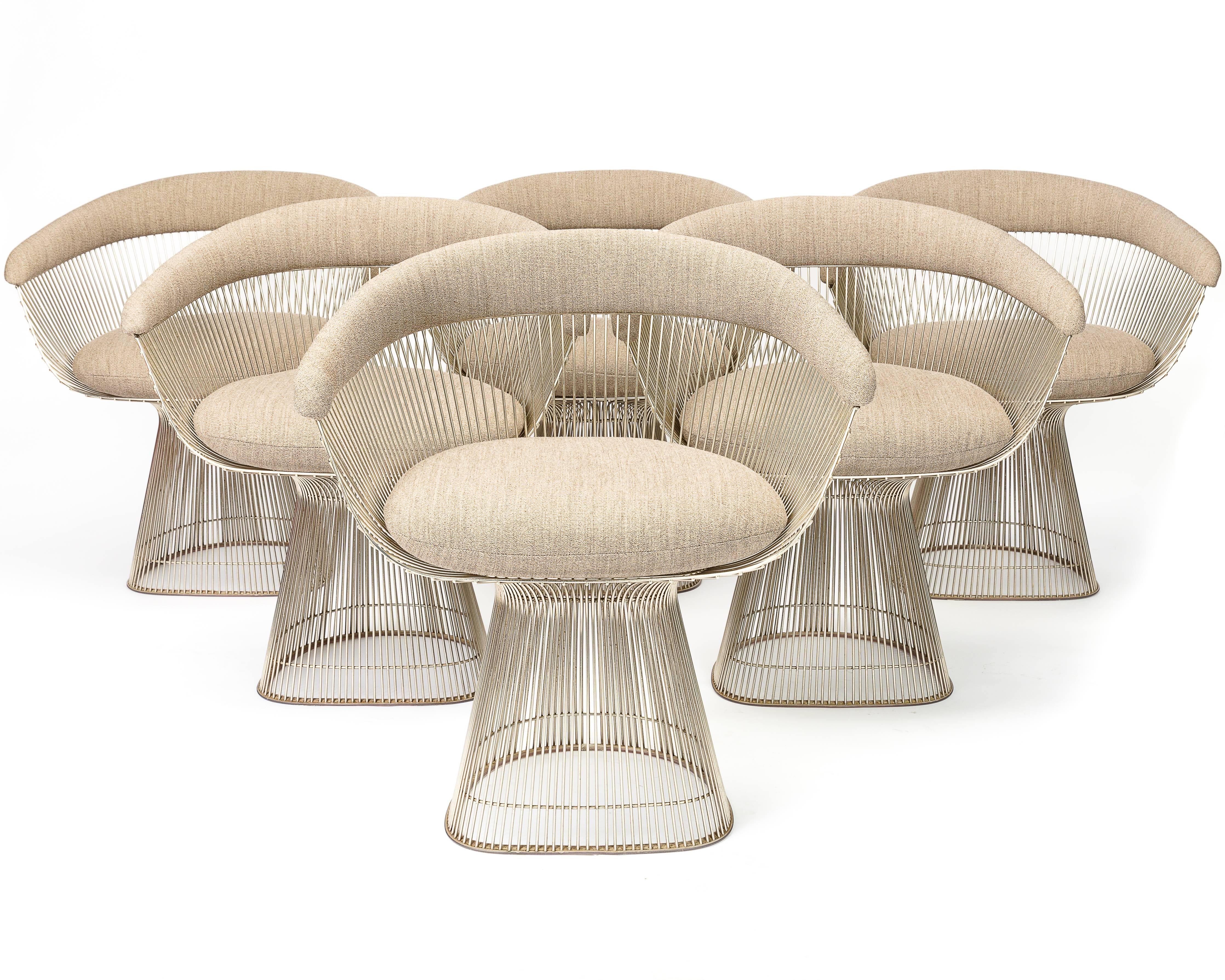 American Warren Platner Dining Set For Sale