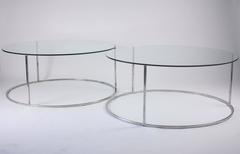 Pair of Design Institute of America Low Tables, Attributed to Milo Baughman