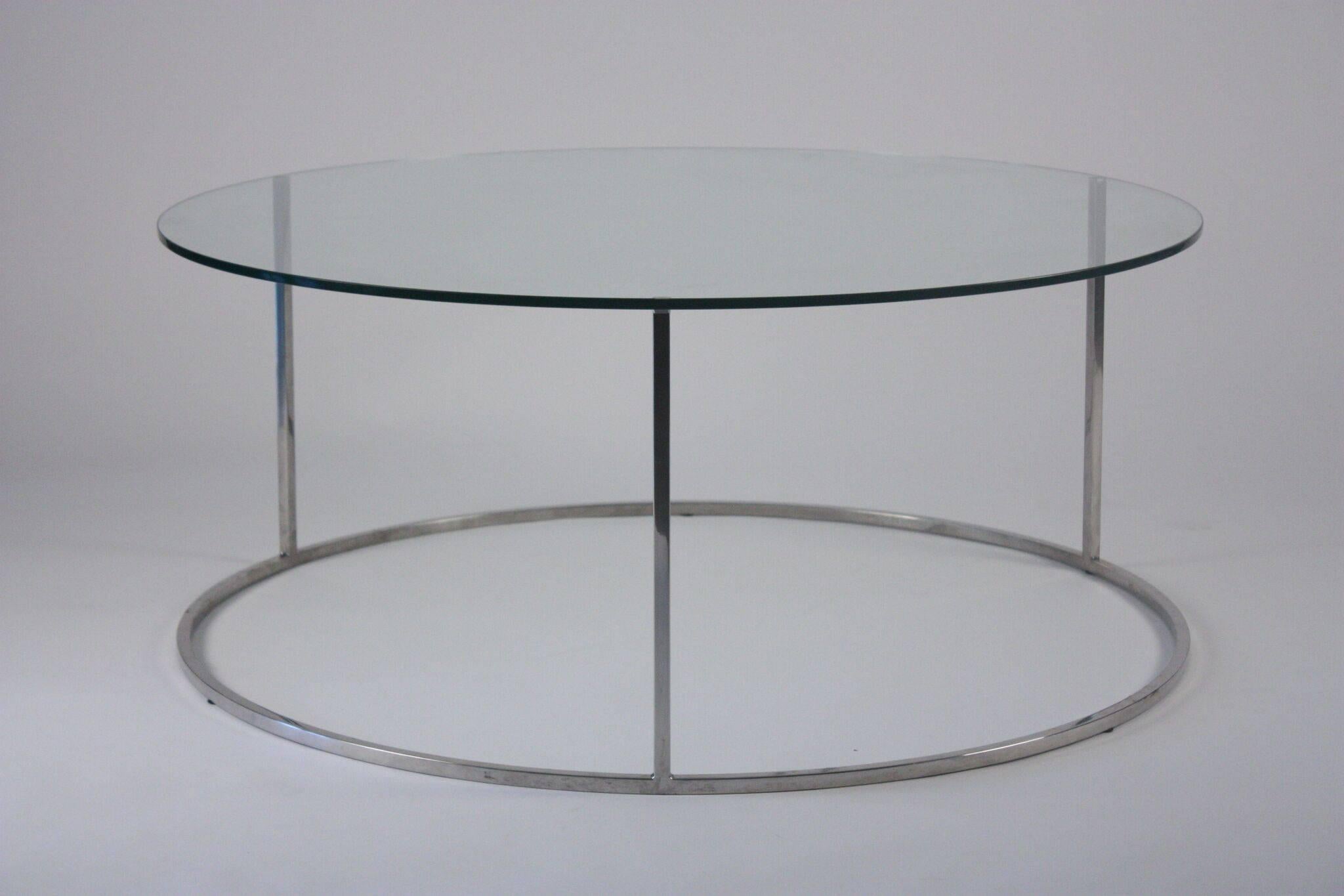 Mid-Century Modern Pair of Design Institute of America Low Tables, Attributed to Milo Baughman For Sale