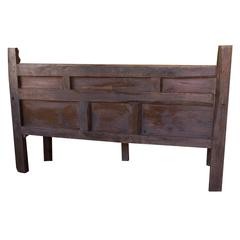 Mid-18th Century Oak Bench from Spain