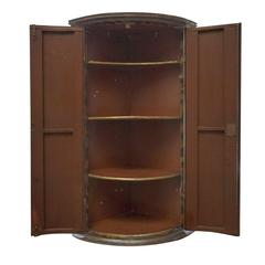 18th Century English Chinoiserie Corner Cabinet