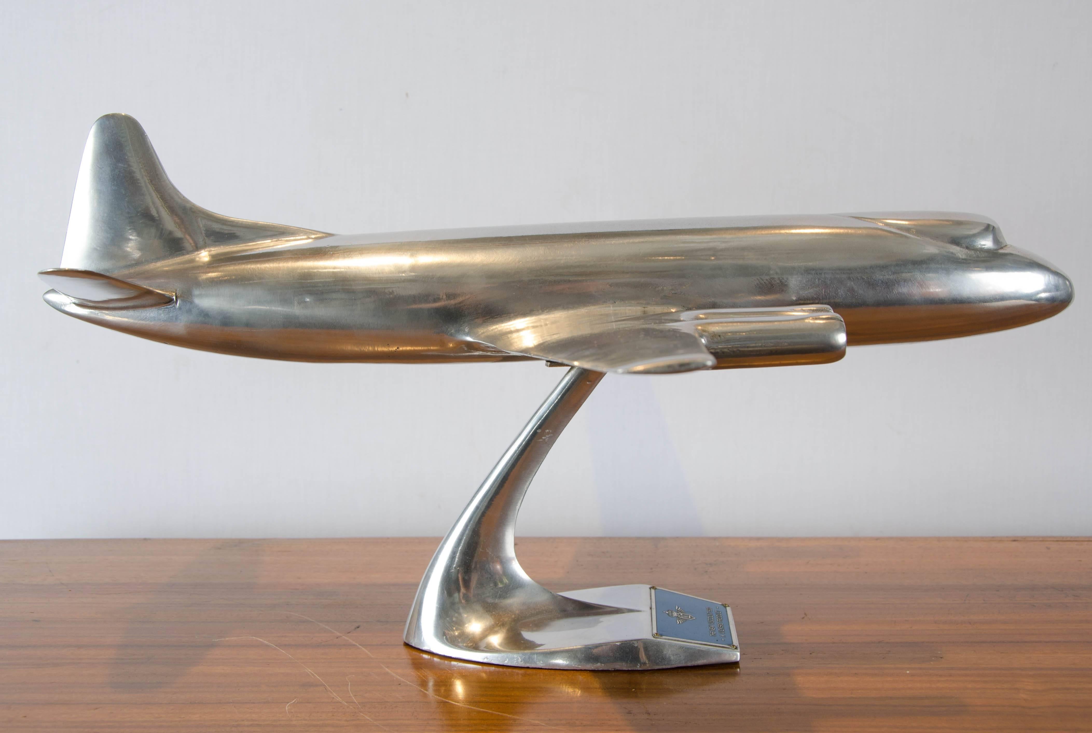 Aluminium Modèle Vickers Viscount 800, fabriqué pour KLM, datant d'environ 1957 en vente