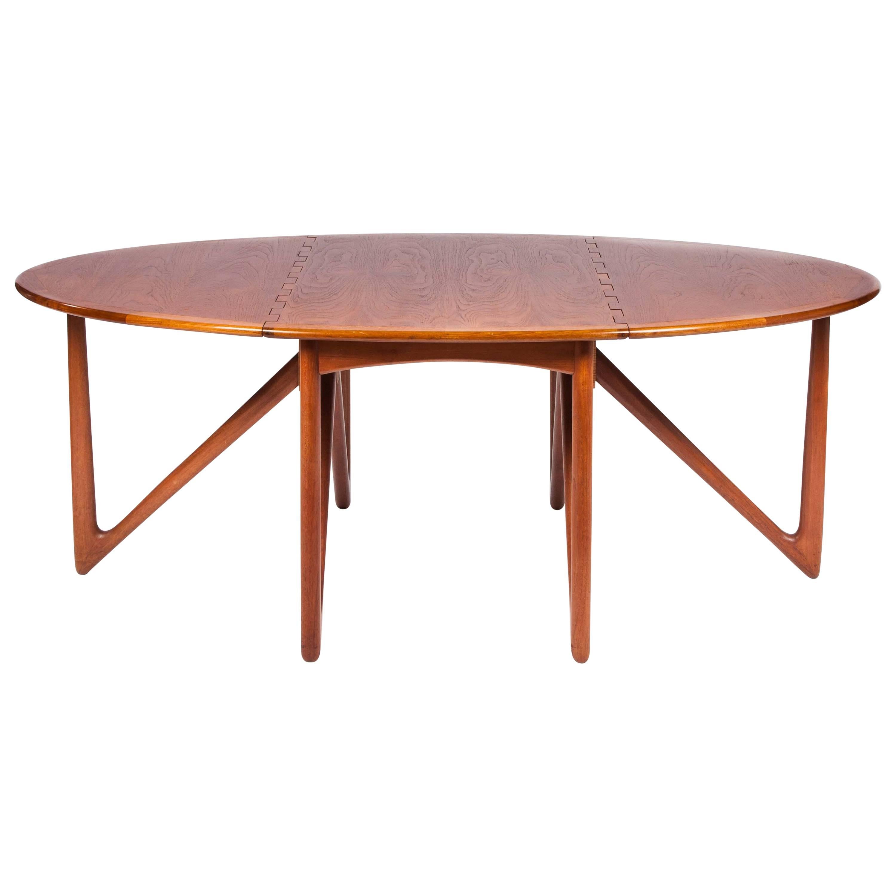 Table de salle à manger conçue par Kurt stervig, Danemark, vers 1960