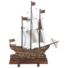 Pub Sign, for the Ship Inn Country Pub, English, circa 1910