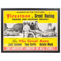 Retro Great Race Film Poster "The Greatest Comedy of All Time"