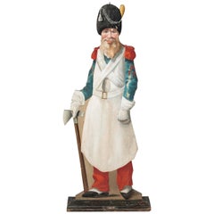 Painted Figure of the Late 19th Century Cartoon Character Sapeur Camember