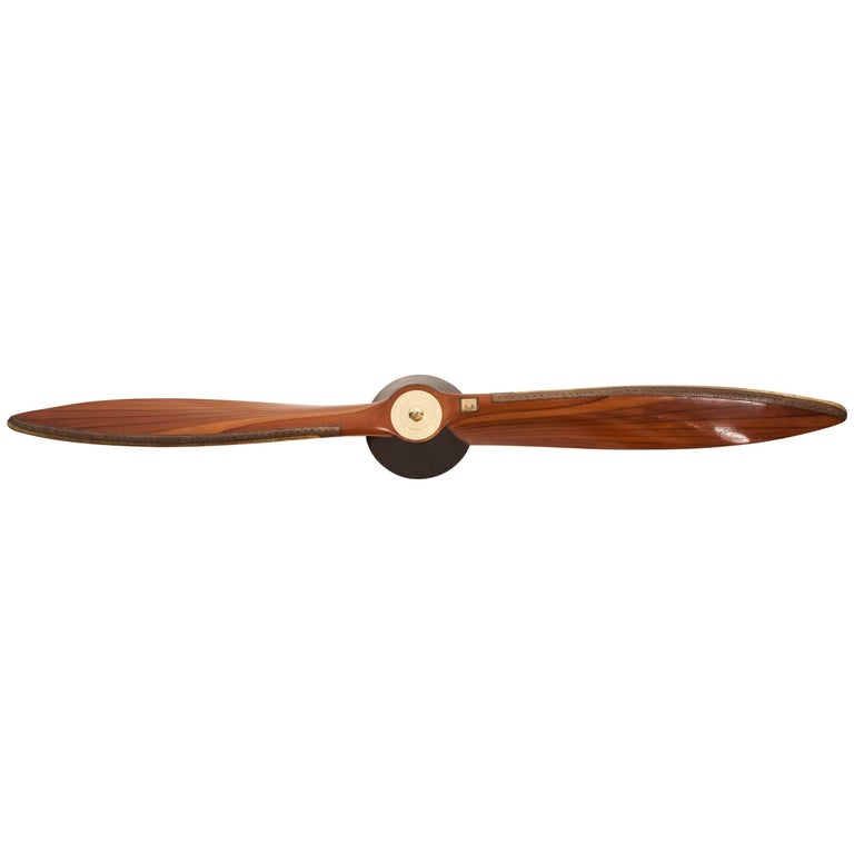 Large Wall Mounted Mahogany Propeller, by the Hawker Aircraft Co, Dated  1936 For Sale at 1stDibs | wall mounted propeller, wall mount propeller, propeller  wall mount