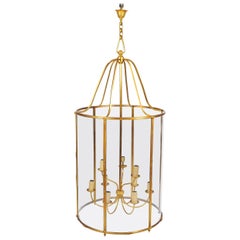 Grand Scale Gilt Bronze Lantern by Atelier Petitot of Paris