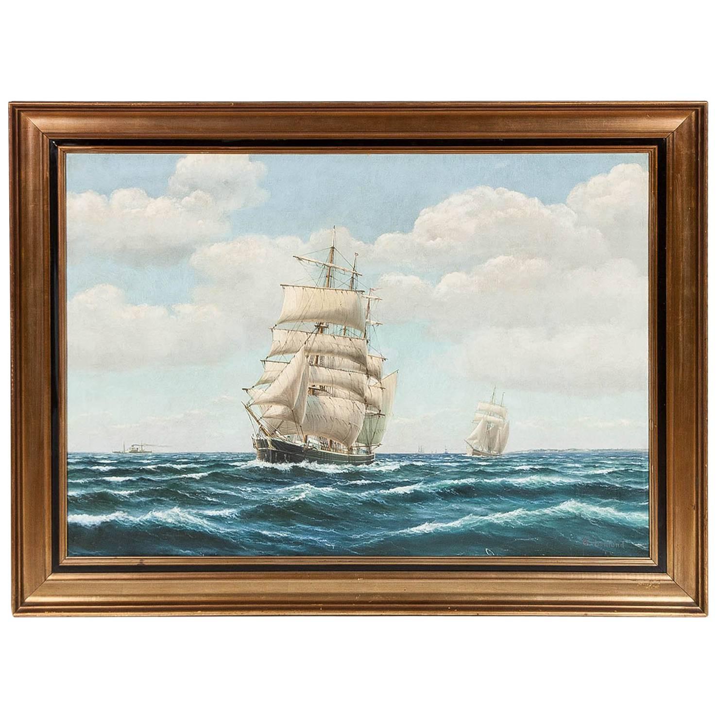 Baltic Traders oil painting by Frederik Ernlund