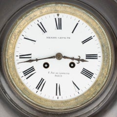 Orologio da parete rotondo di Henry-Lepaute di Parigi