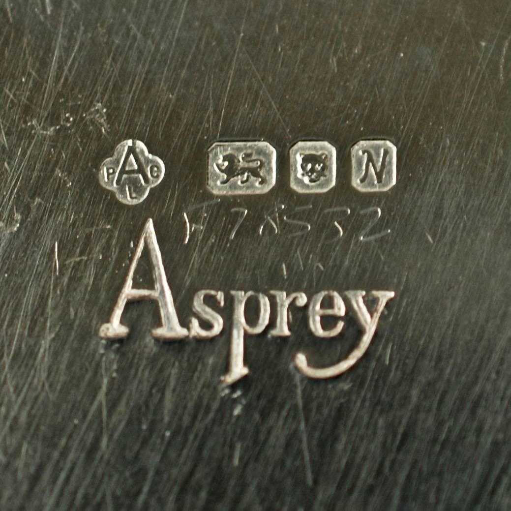 Asprey & Co - Portabiglietti da Menu in argento sterling con motivo a cigno, set di 12 in vendita 3