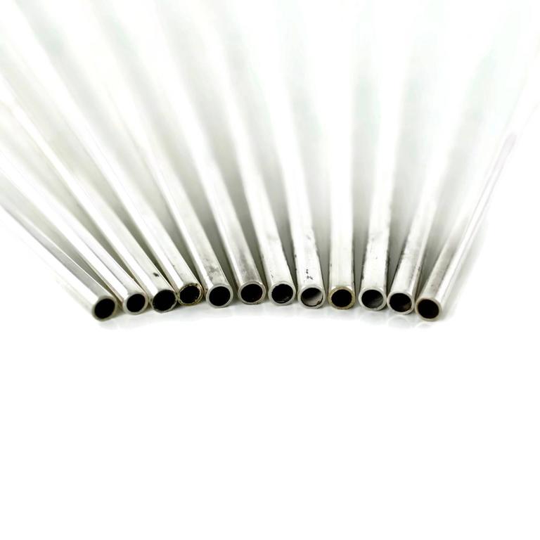 Tiffany and Co. Sterling Mint Julep Spoons / Straws, Set of 12 at 1stDibs