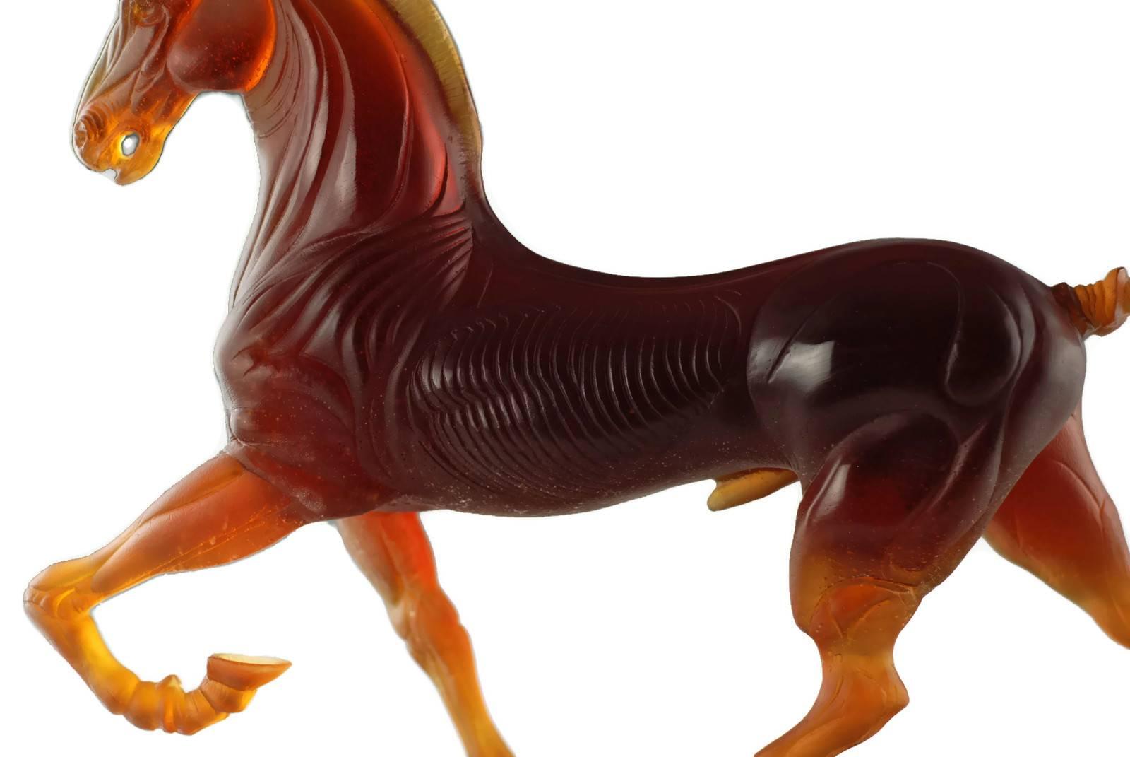 Ludovico De Luigi for Daum Limited Edition Equine Sculpture 1