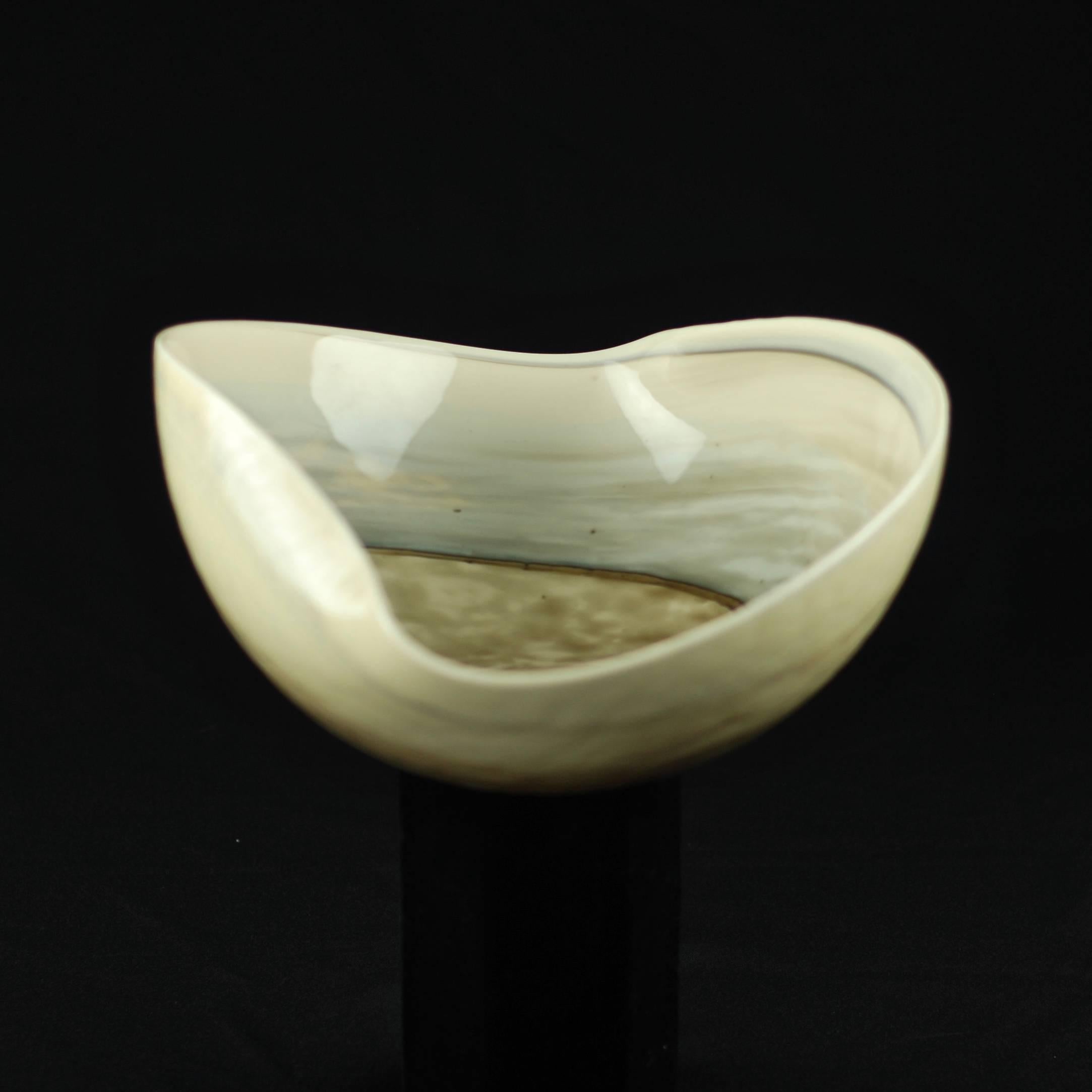 Modern Italian Art Glass Centerpiece Bowl